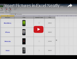 Insert Picture into Excel